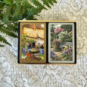 *FreeAddOn Vintage Congress Velvet Box Playing Carda